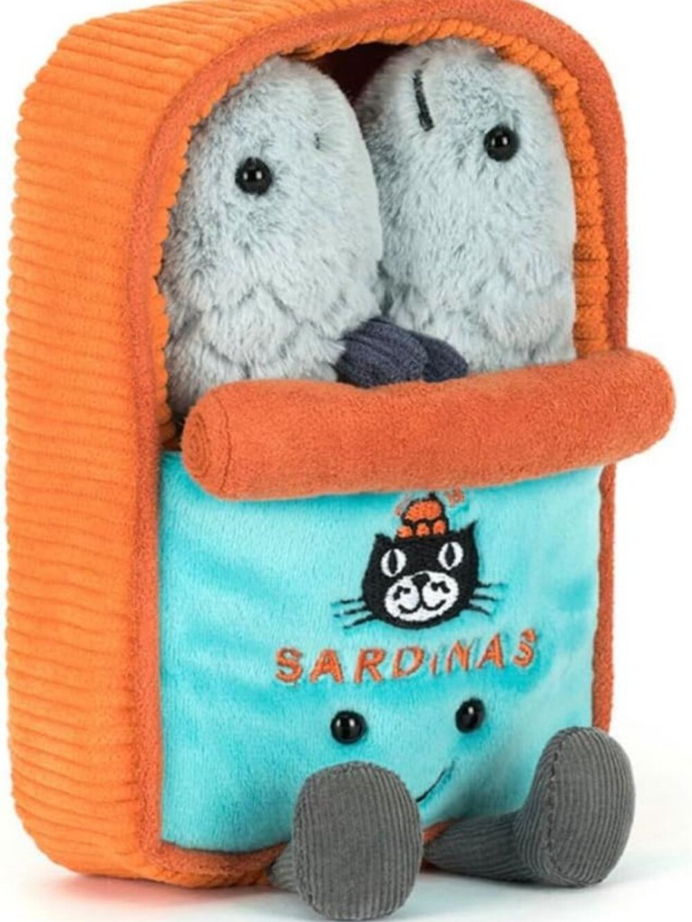 Adorable Plush Sardine Tin Toy | Soft Stuffed Animal | Cute Gift for Kids
